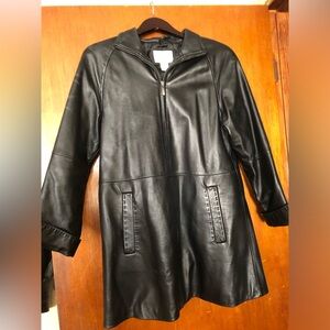 Worthington Black Lambskin Leather Jacket